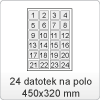 24 datotek na polo-DIN SRA3: 450x320 mm