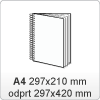 Zbornik - DIN A4: 297x210 mm - 4/0 - pokončen Zbornik - DIN A4: 297x210 mm - 4/0 - pokončen