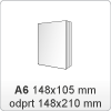 Knjiga - DIN A6: 148x105 mm / broširano-mehka vezava (BW) Knjiga - DIN A6: 148x105 mm / broširano-mehka vezava (BW)
