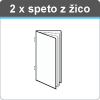 Vezava: 2x speto z žico