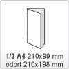 Jedilnik - 1/3 DIN A4: 210x99 mm Jedilnik - 1/3 DIN A4: 210x99 mm