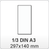 (3) Jedilnik-1/3 DIN A3: 297x140 mm