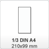 (6) Vabilo-1/3 DIN A4: 210x99 mm