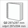Jedilnik - Q3: 297x297 mm