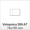 Vstopnica - DIN A7: 74x105 mm Vstopnica - DIN A7: 74x105 mm