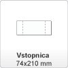Vstopnica - 74x210 mm Vstopnica - 74x210 mm