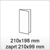 (2) Vabilo-210x198 mm / 210x99mm  (V zgib)