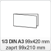 (3) Vabilo-99x420 mm / 99x210 mm (V zgib)