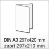 (1) Jedilnik-DIN A3: 297x420 mm-zaprt 297x210 mm (V zgib)