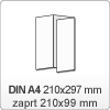 (2) Zloženka - DIN A4: 210x297 / 210x99 mm (C zgib) (2) Zloženka - DIN A4: 210x297 / 210x99 mm (C zgib)
