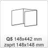 (2) Vabilo-148x442 mm / Q5: 148x148 mm (C zgib)