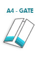 (2) Zloženka: DIN A5 - odprt format DIN A4 - (GATE-zgib)