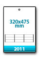 Koledar-enolistni: 320x475mm - pokončen ali ležeč