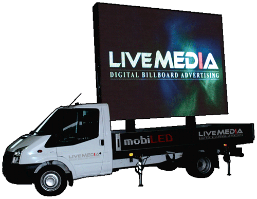 Digitalno ogla&scaron;evanje na led prikazovalnikih