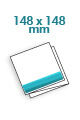 (2) Vabilo: Q5-148x148 mm - odprt format 444x148 mm - ( Z-zgib )