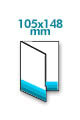 (4) Vabilo: A6 - 105x148 mm - odprt format 210x148 mm - (V-zgib)