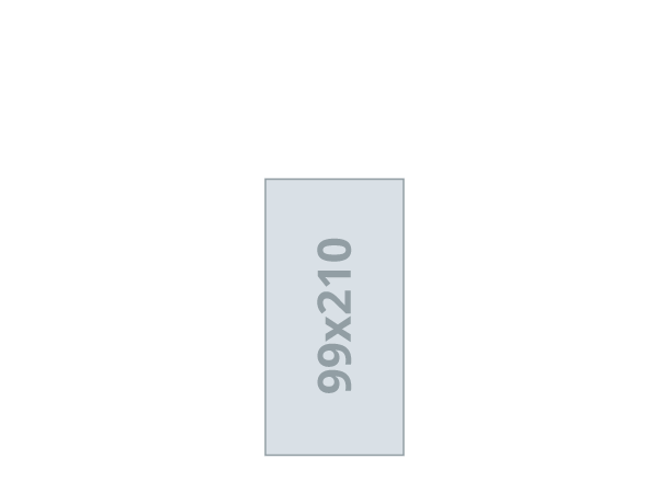 Zbornik 1/3 A4 - pokončen: 99x210 / 198x210 mm, kovinska špirala (D12)