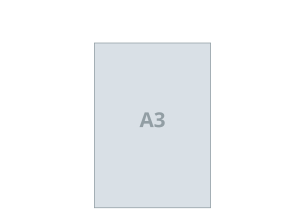 Jedilna podloga A3: Monotex - (PET) sintetični papir (D1)