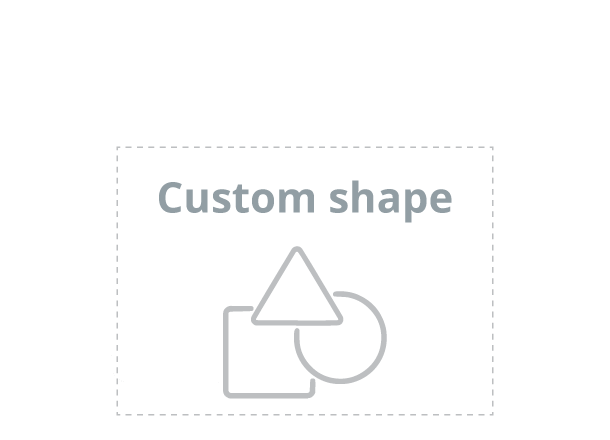 Letak - Premium: poljubna oblika (CNC izrez)