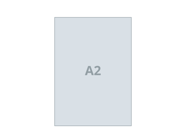 Letak A2 - Standard: 420x594 mm (D1)