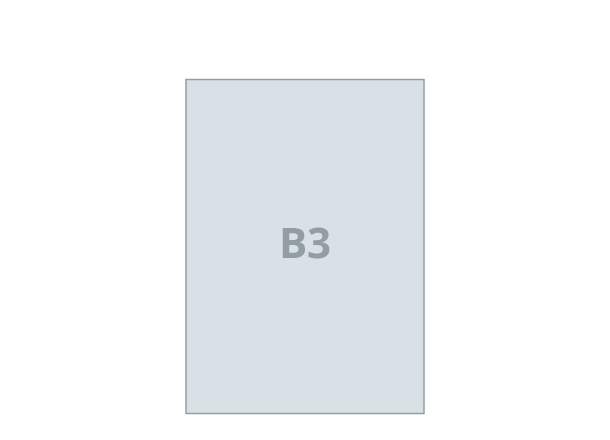 Plakat B3 - 3D Foil: 340x480 mm (D2)
