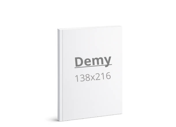 Brošura Demy: 138x216 mm - mehka vezava / lepljeno (D10X)