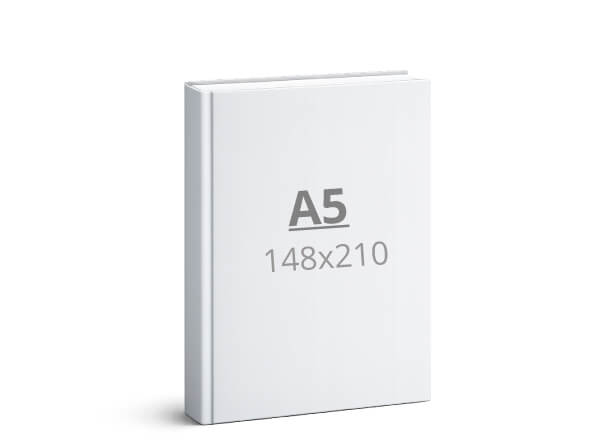 Knjiga A5: 148x210 mm - trda vezava (D4)