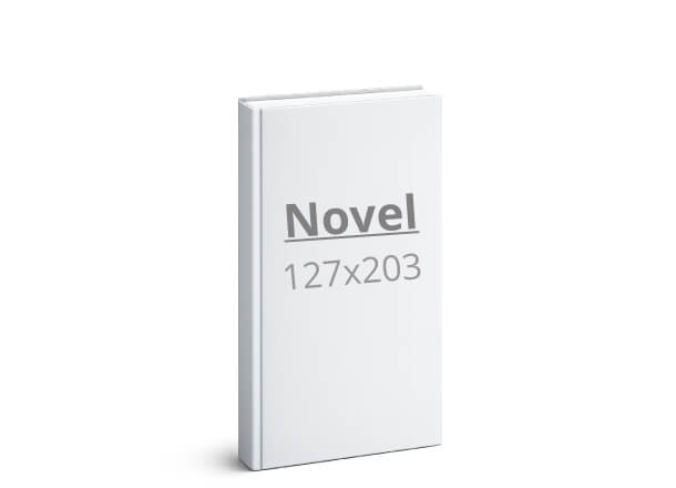 Knjiga Novel: 127x203 mm - trda vezava (D4)