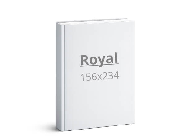 Knjiga Royal: 156x234 mm - trda vezava (D4)